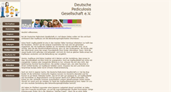 Desktop Screenshot of pediculosis-gesellschaft.de