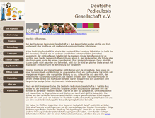 Tablet Screenshot of pediculosis-gesellschaft.de